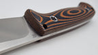 Bushcraft Beaver SE Reini Rossmann Micarta Outdoor Jagd Bushcraft Messer Orange/Black  Kydex