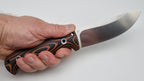 Bushcraft Beaver SE Reini Rossmann Micarta Outdoor Jagd Bushcraft Messer Orange/Black  Kydex