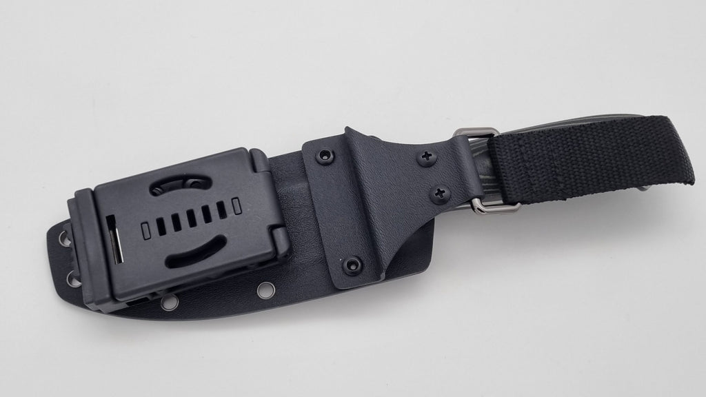 Bushcraft Beaver SE Reini Rossmann Micarta Outdoor Jagd Bushcraft Messer Green/Black  Kydex