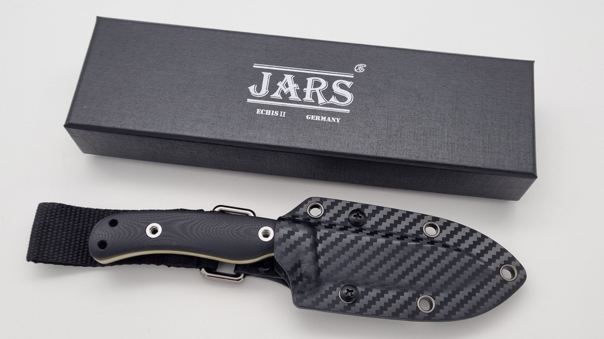 Echis 2.0  JARS Messer von Jackknife Outdoor Jagd Messer G10 Black