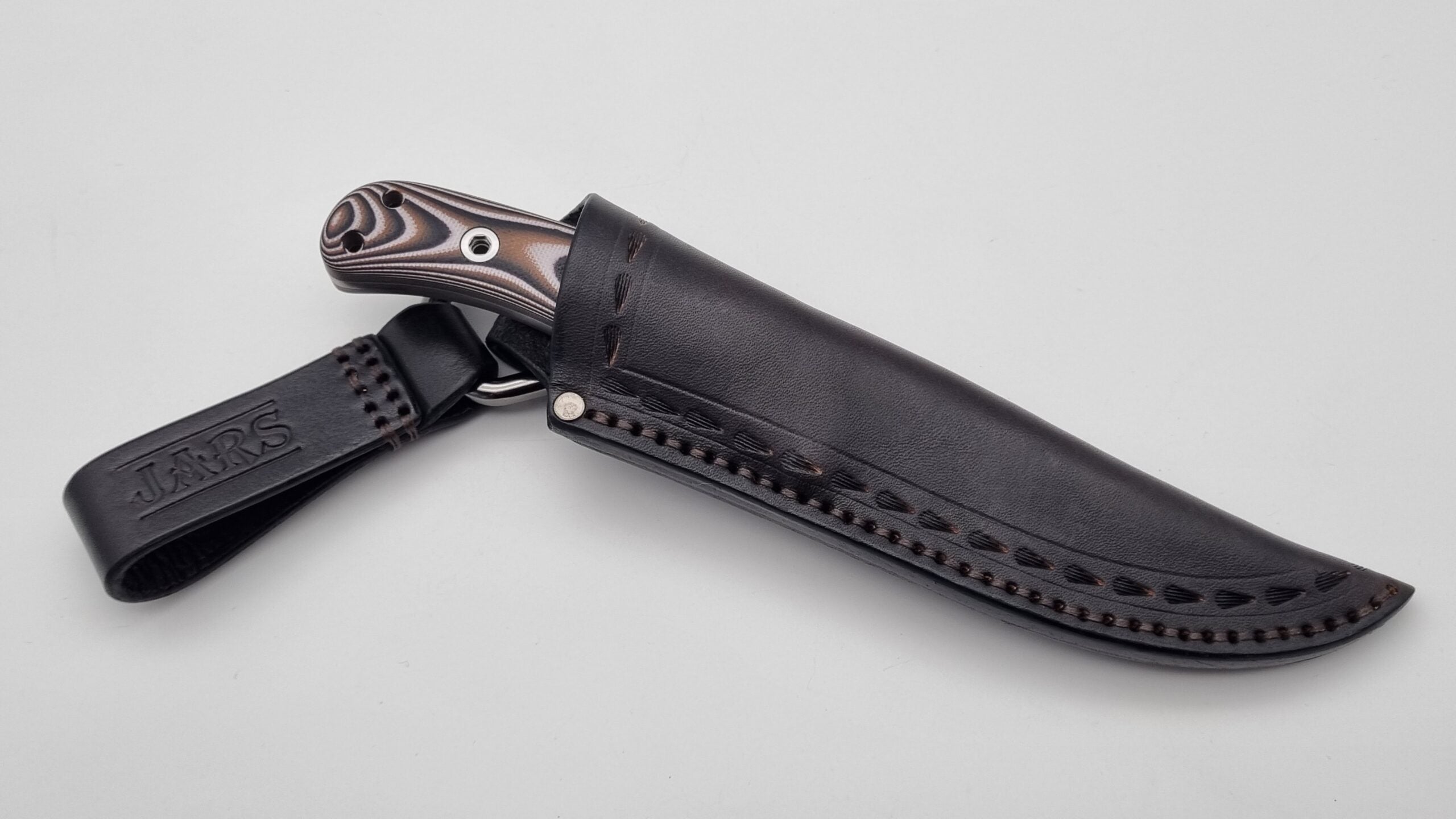 S-Kalssik JARS Lederscheide mit Dangler-Adapter für Echis, Natrix, Wiesel oder Berus