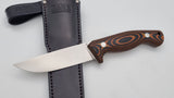 Wolf JARS Messer Outdoor Jagd Messer Orange/Black Micarta