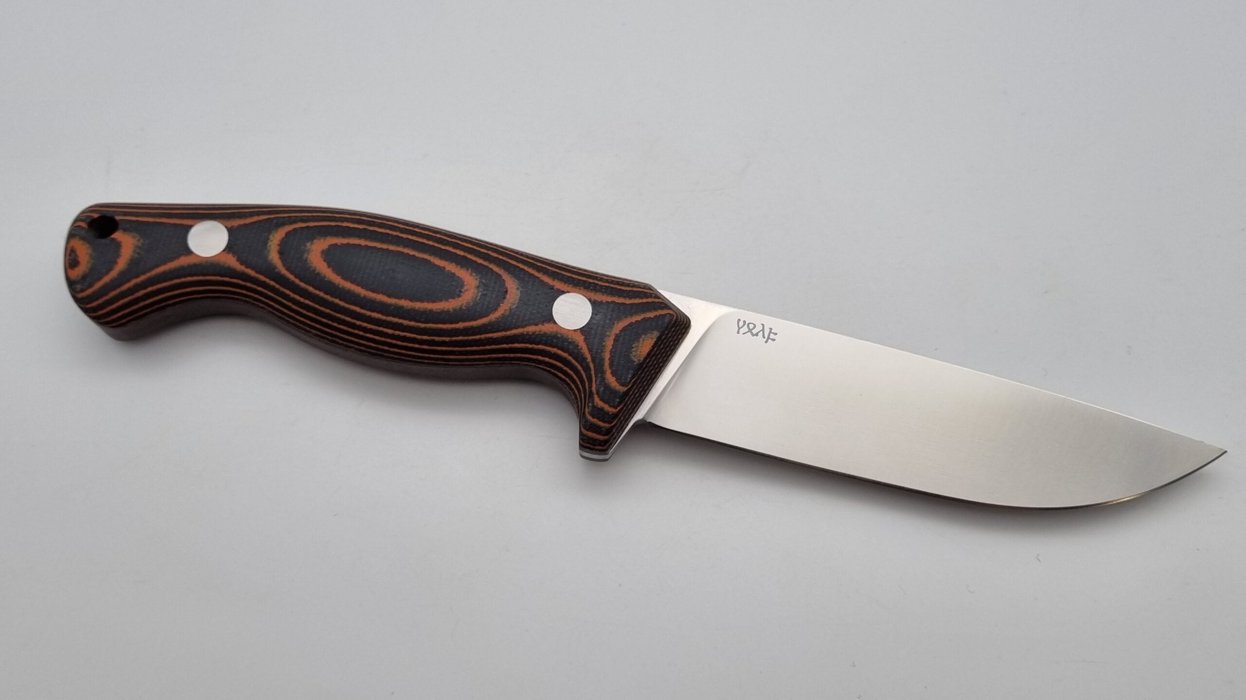 Wolf JARS Messer Outdoor Jagd Messer Orange/Black Micarta