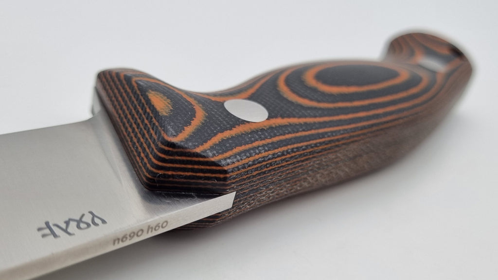 Wolf JARS Messer Outdoor Jagd Messer Orange/Black Micarta