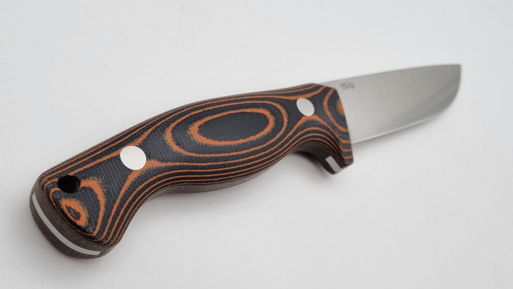 Wolf JARS Messer Outdoor Jagd Messer Orange/Black Micarta