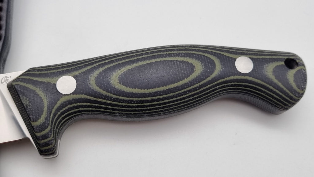Wolf JARS Messer Outdoor Jagd Messer Green/Black Micarta