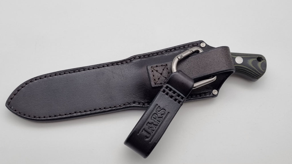 Wolf JARS Messer Outdoor Jagd Messer Orange/Black Micarta