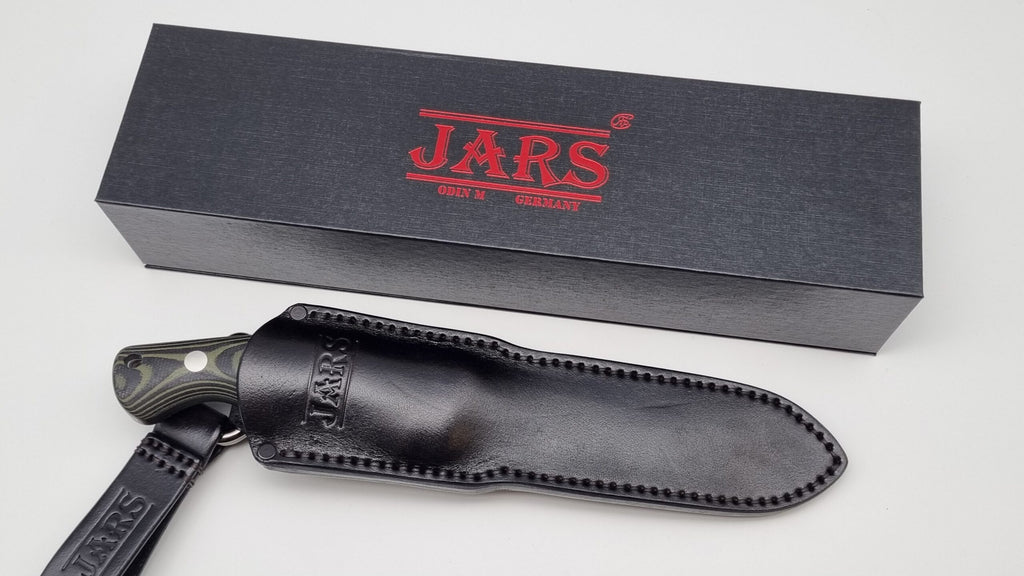 Odin M 2.0 JARS Messer Outdoor Jagd Messer Green/Black Micarta