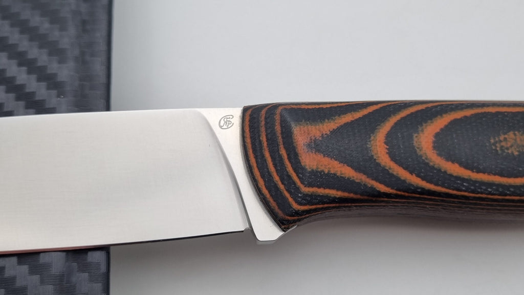 Wiesel 2.0 JARS Messer Outdoor Jagd Messer Micarta Orange/Black