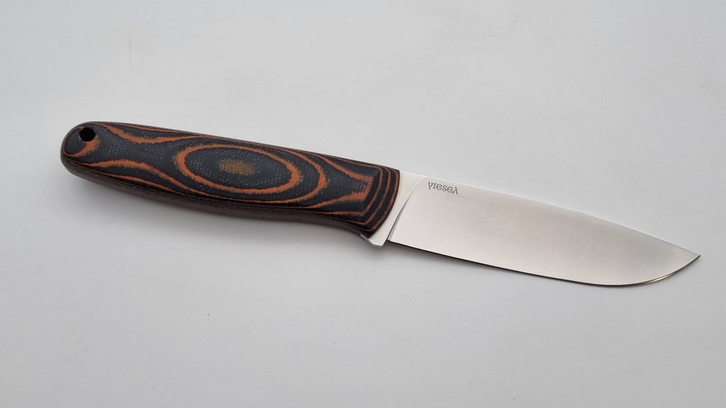 Wiesel 2.0 JARS Messer Outdoor Jagd Messer Micarta Orange/Black