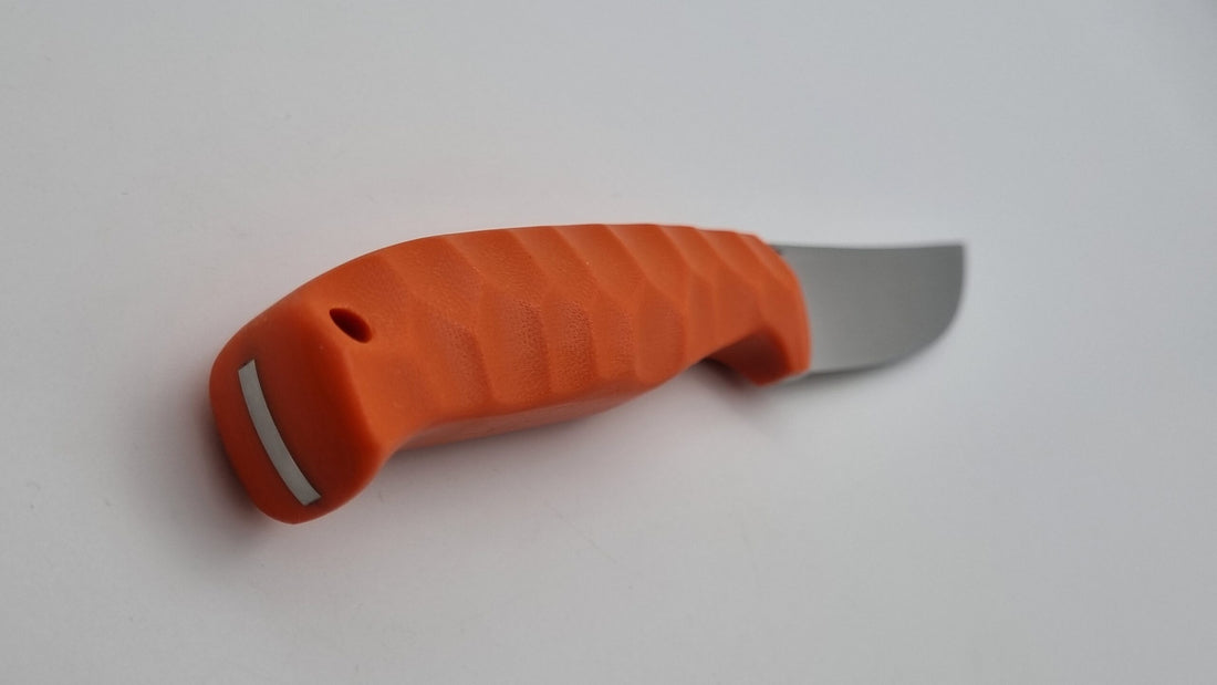 Berus JARS Messer von Jackknife N690 Stahl 60 HRC Brushed Outdoor Jagd Messer Orange G10