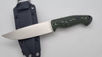 Leopard JARS Jagd Outdoor Messer Neon/Black Micarta Kydex