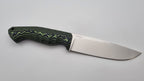 Leopard JARS Jagd Outdoor Messer Neon/Black Micarta Kydex
