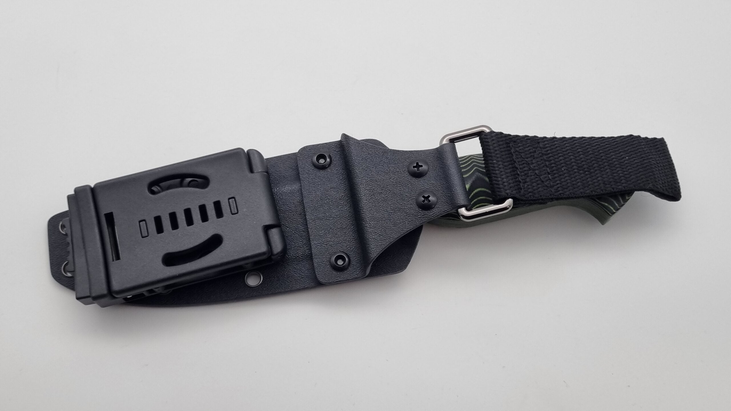 Leopard JARS Jagd Outdoor Messer Neon/Black Micarta Kydex