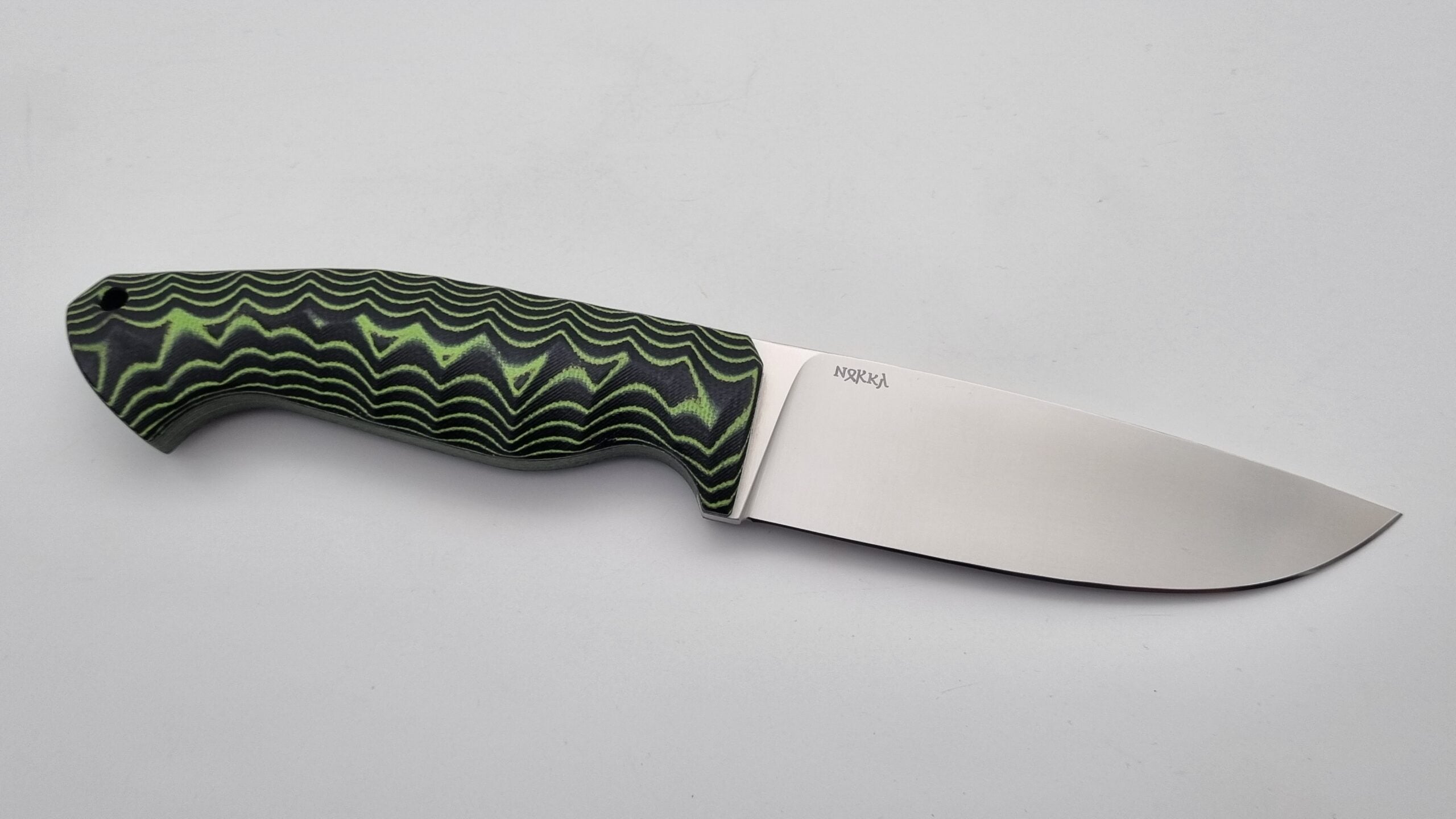Norka JARS Jagd Outdoor Messer Neon/Black Micarta Kydex
