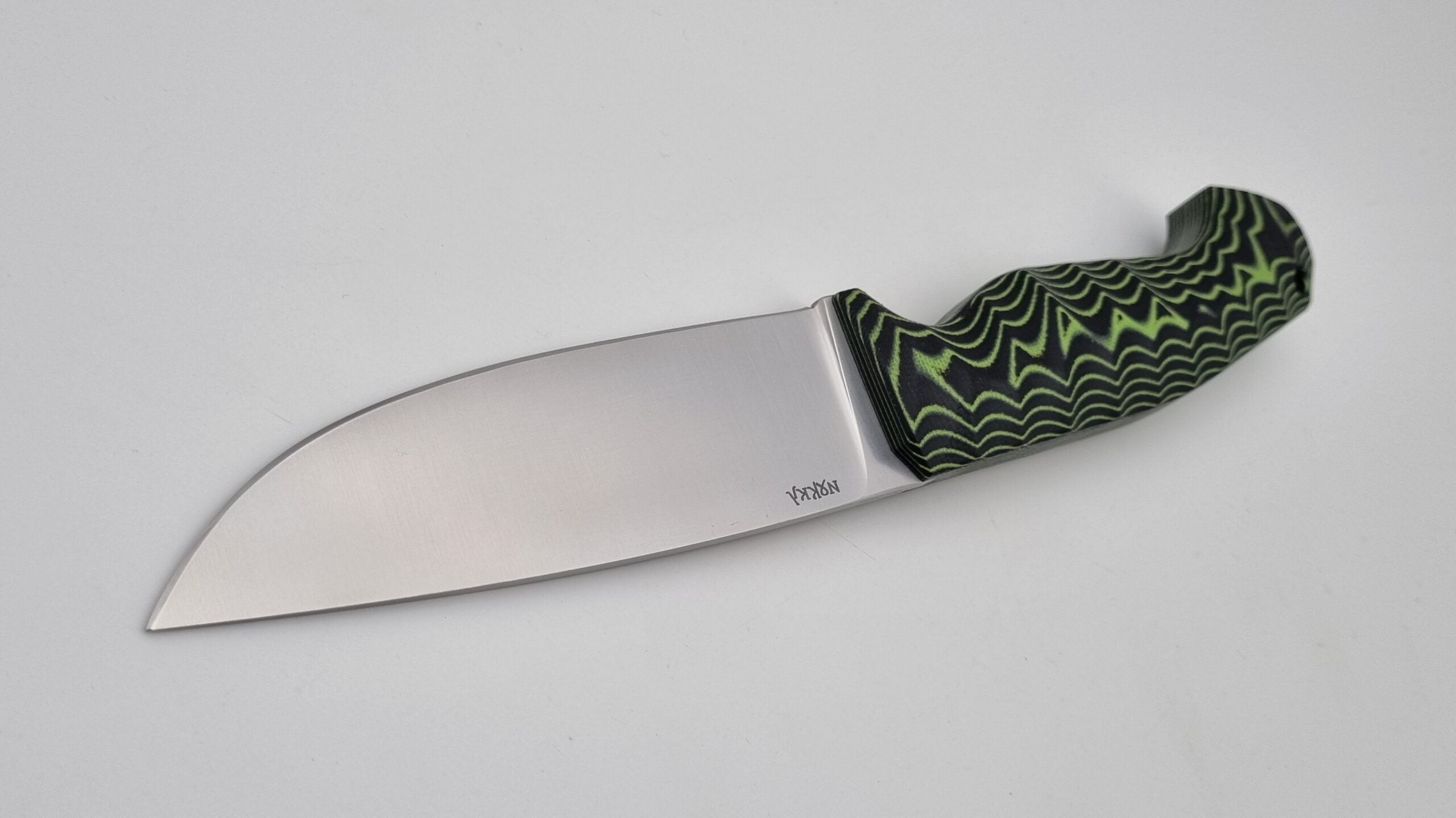 Norka JARS Jagd Outdoor Messer Neon/Black Micarta Kydex