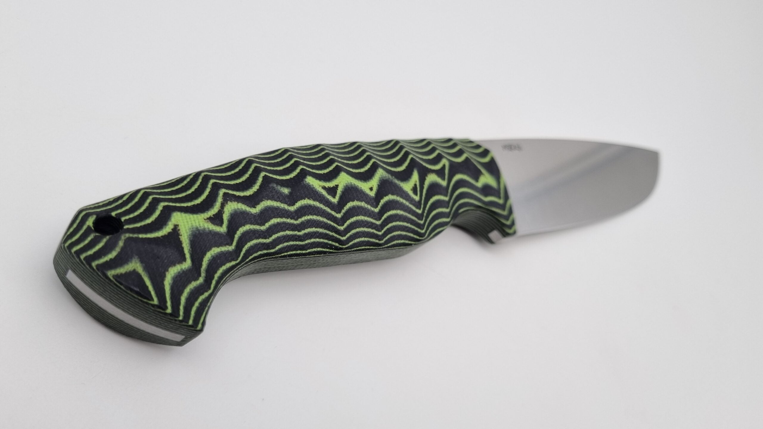 Norka JARS Jagd Outdoor Messer Neon/Black Micarta Kydex