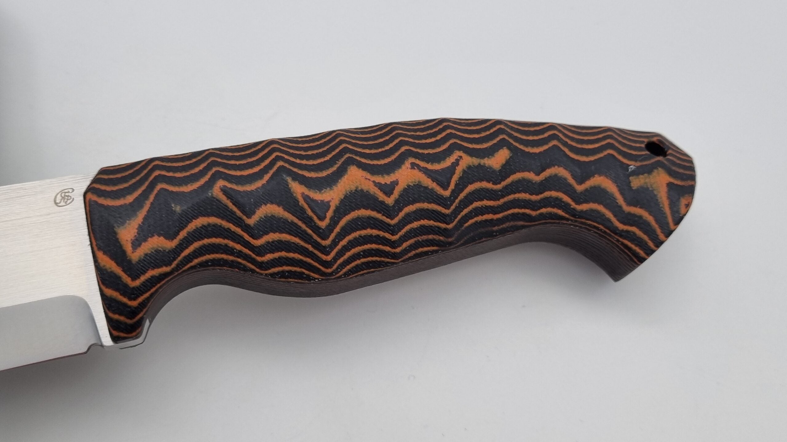Waräger JARS Bushcraft Survival Jagd Outdoor Messer Orange/Black Micarta Kydex