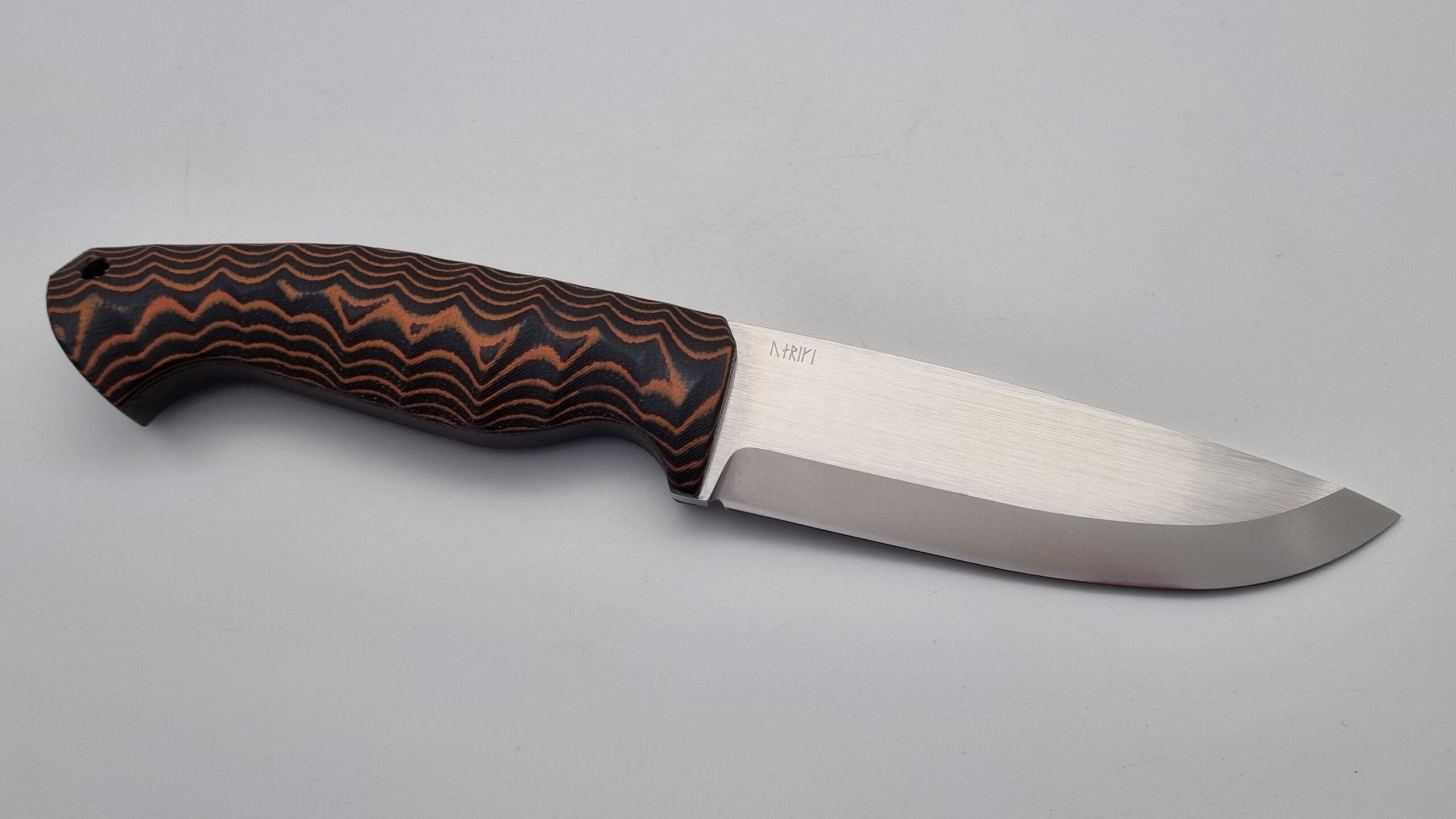 Waräger JARS Bushcraft Survival Jagd Outdoor Messer Orange/Black Micarta Kydex