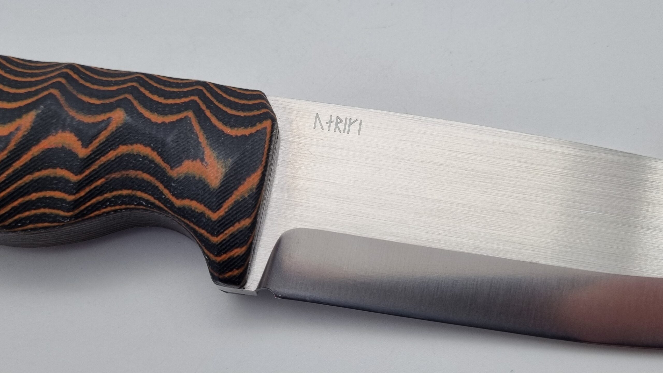Waräger JARS Bushcraft Survival Jagd Outdoor Messer Orange/Black Micarta Kydex