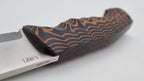 Waräger JARS Bushcraft Survival Jagd Outdoor Messer Orange/Black Micarta Kydex