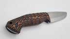 Waräger JARS Bushcraft Survival Jagd Outdoor Messer Orange/Black Micarta Kydex