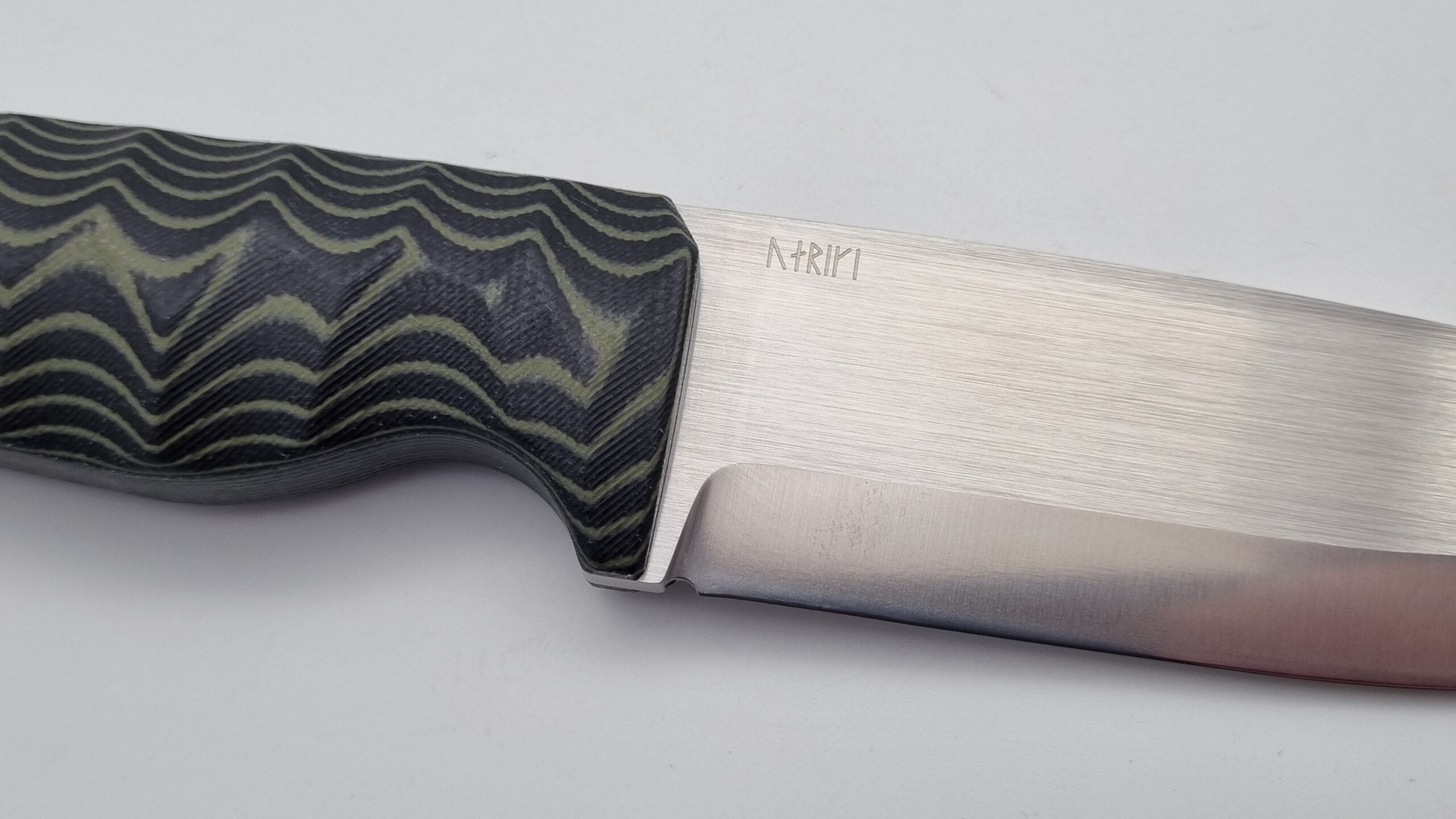 Waräger JARS Bushcraft Survival Jagd Outdoor Messer Green/Black Micarta Kydex