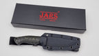 Waräger JARS Bushcraft Survival Jagd Outdoor Messer Green/Black Micarta Kydex