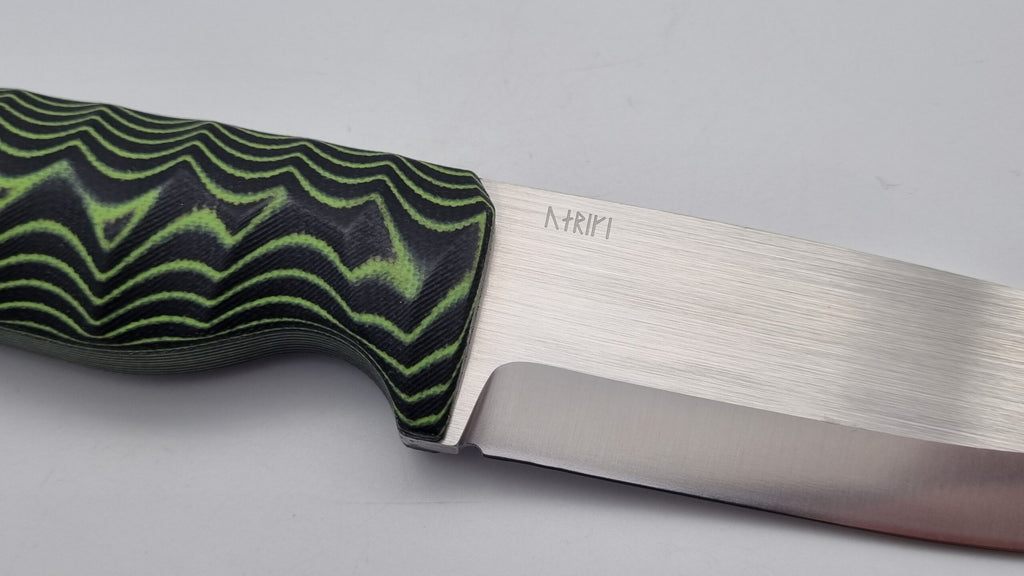 Waräger JARS Bushcraft Survival Jagd Outdoor Messer Neon/Black Micarta Kydex