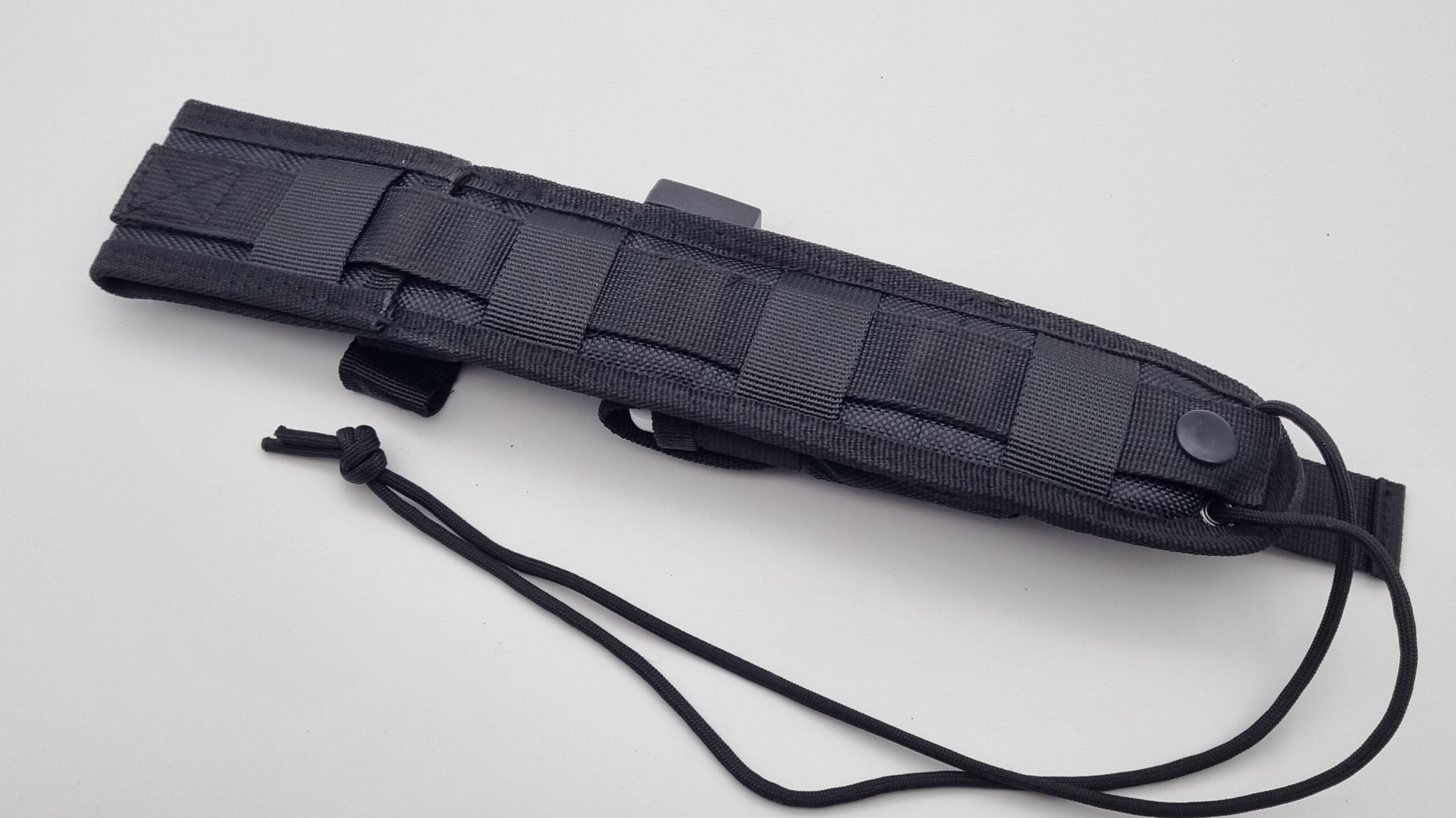 Taktische Cordura Messerscheide für Krait und Crotalus mit Feuerstahl und Keramikstein