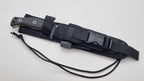 Taktische Cordura Messerscheide für Krait und Crotalus mit Feuerstahl und Keramikstein