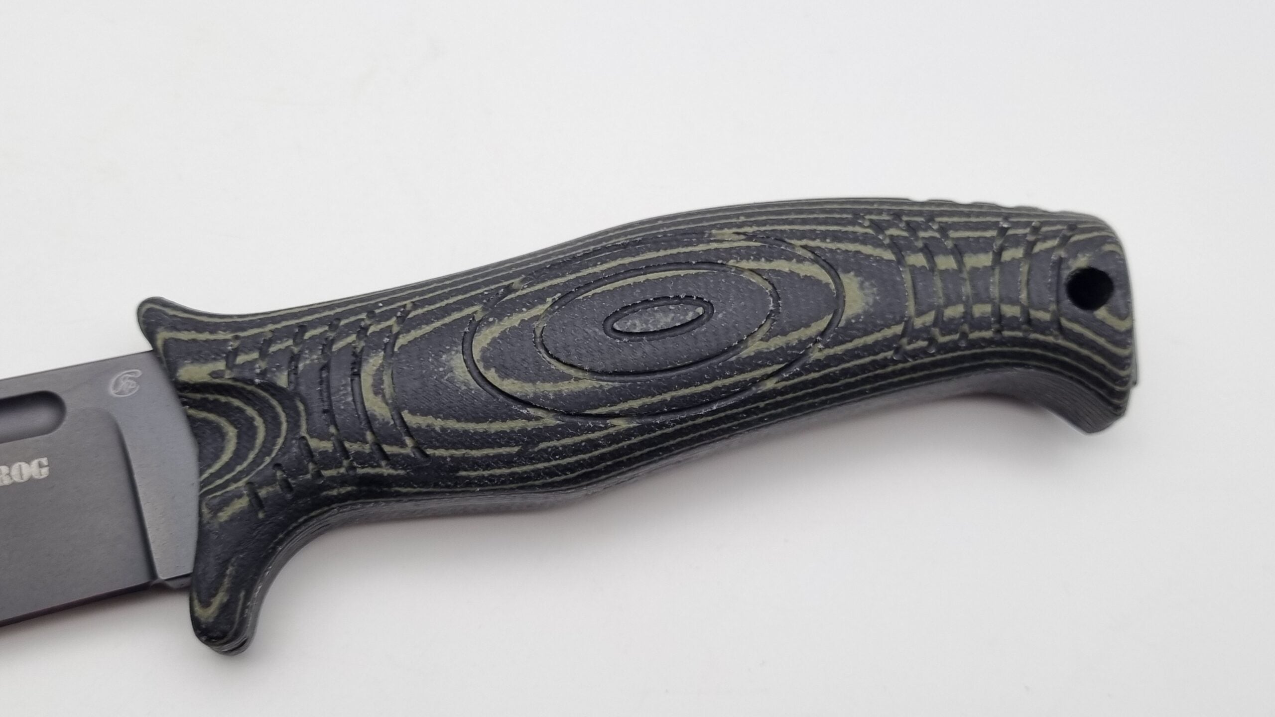 Bombfrog JARS Messer 42a Stahl wählbar Taucher Survival Jagd Outdoor Messer Green/Black Micarta