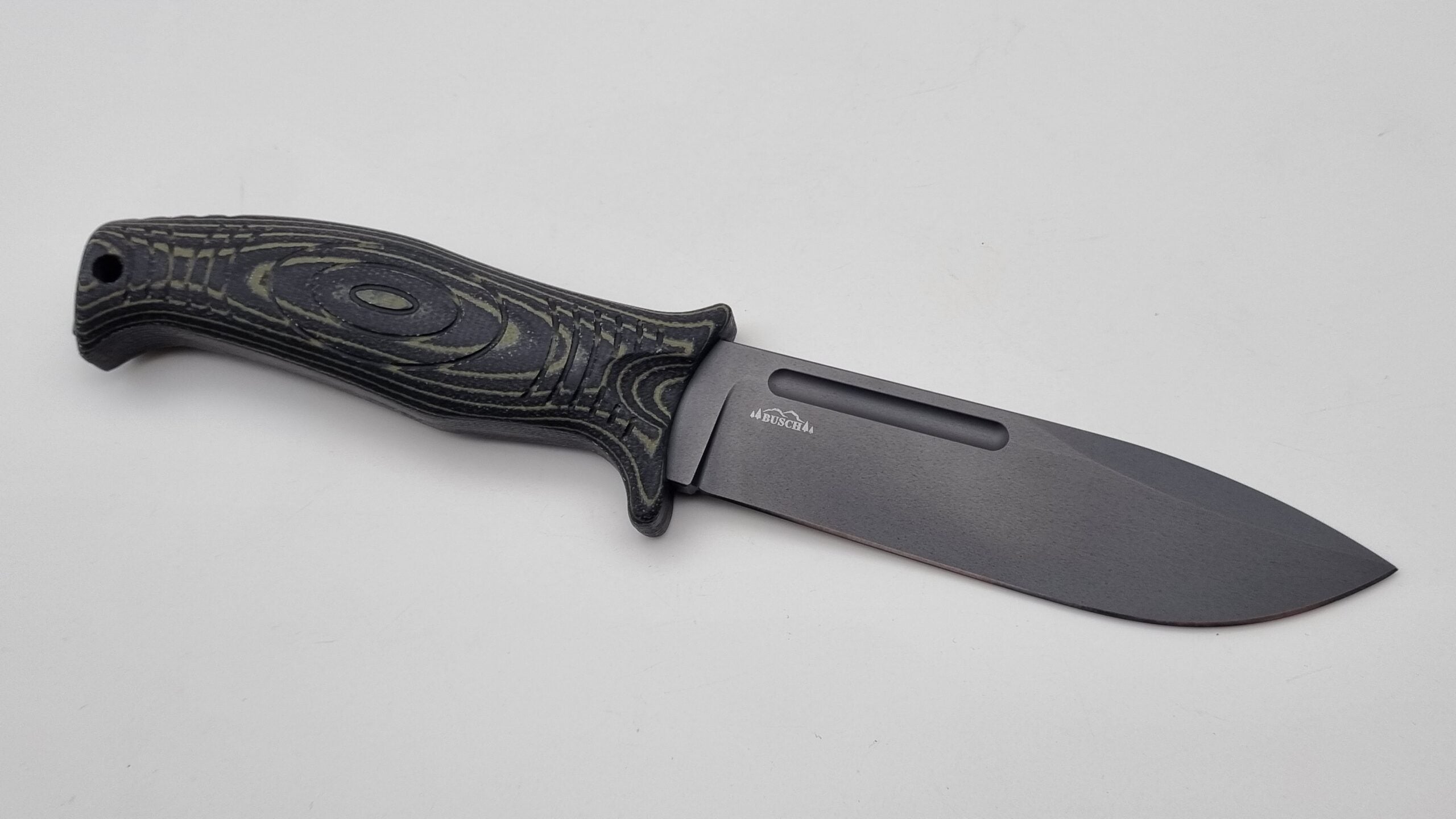 Bombfrog JARS Messer 42a Stahl wählbar Taucher Survival Jagd Outdoor Messer Green/Black Micarta