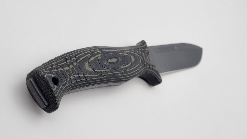 Bombfrog JARS Messer 42a Stahl wählbar Taucher Survival Jagd Outdoor Messer Green/Black Micarta