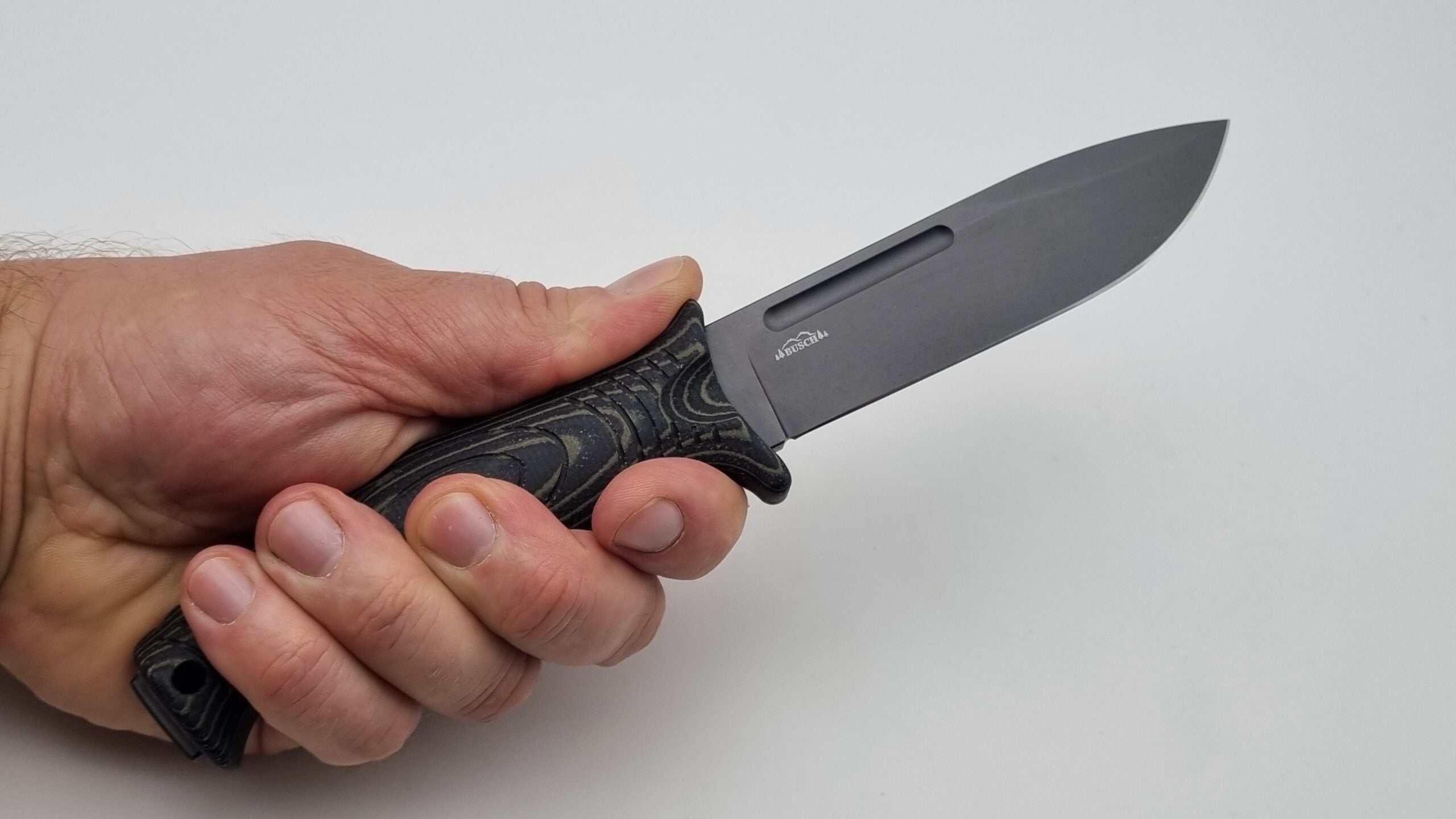 Bombfrog JARS Messer 42a Stahl wählbar Taucher Survival Jagd Outdoor Messer Green/Black Micarta