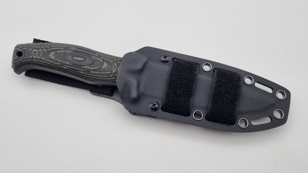 Bombfrog JARS Messer 42a Stahl wählbar Taucher Survival Jagd Outdoor Messer Green/Black Micarta