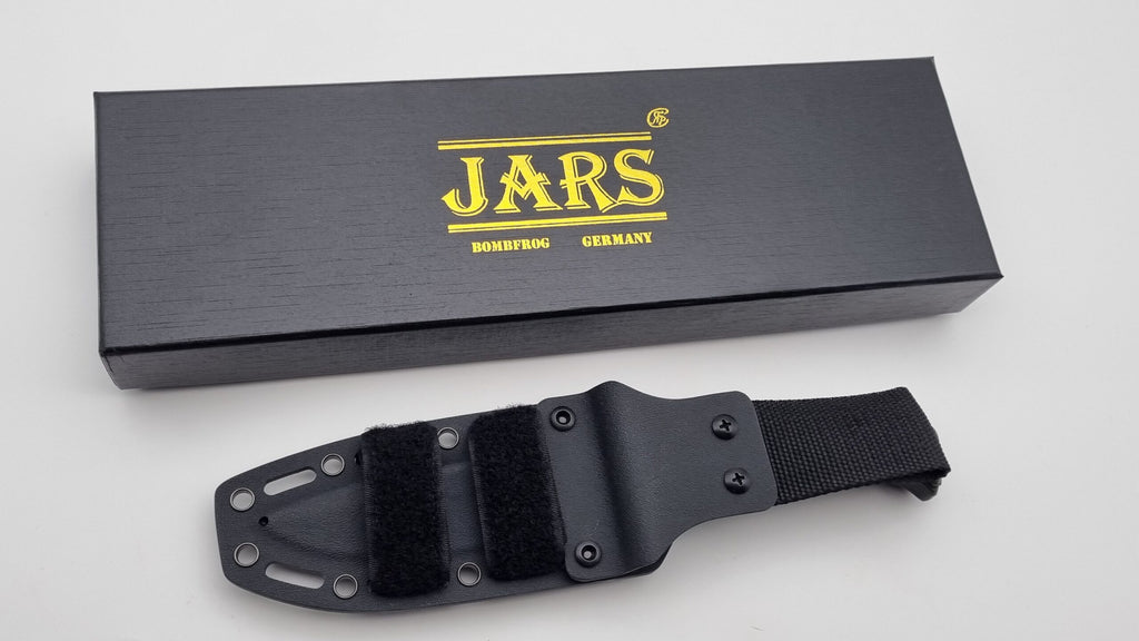 Bombfrog JARS Messer 42a Stahl wählbar Taucher Survival Jagd Outdoor Messer Green/Black Micarta