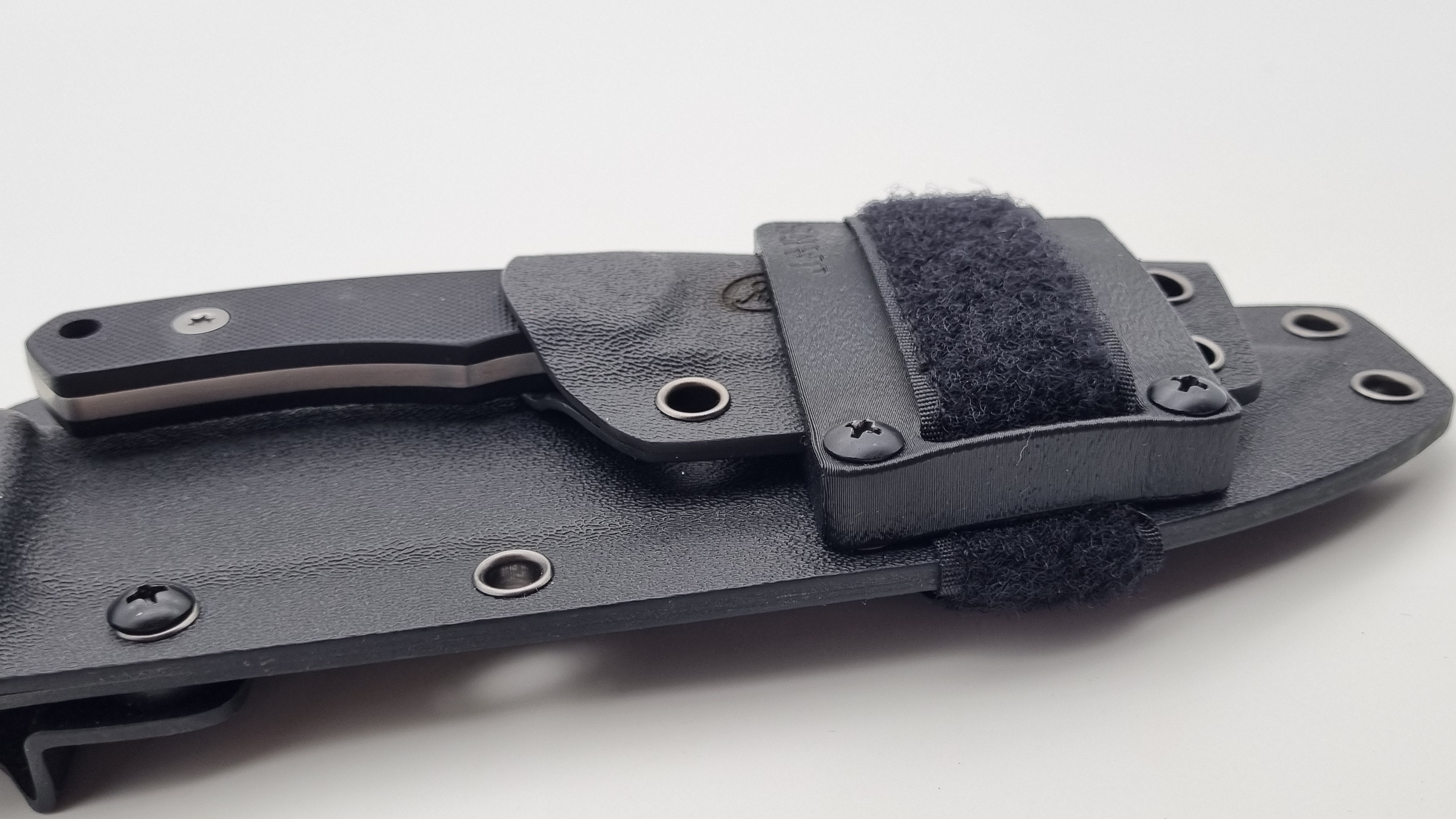 Universal Tandem Adapter "gesteckt" Made in Germany mit Klettstreifen für Paar Trageweise