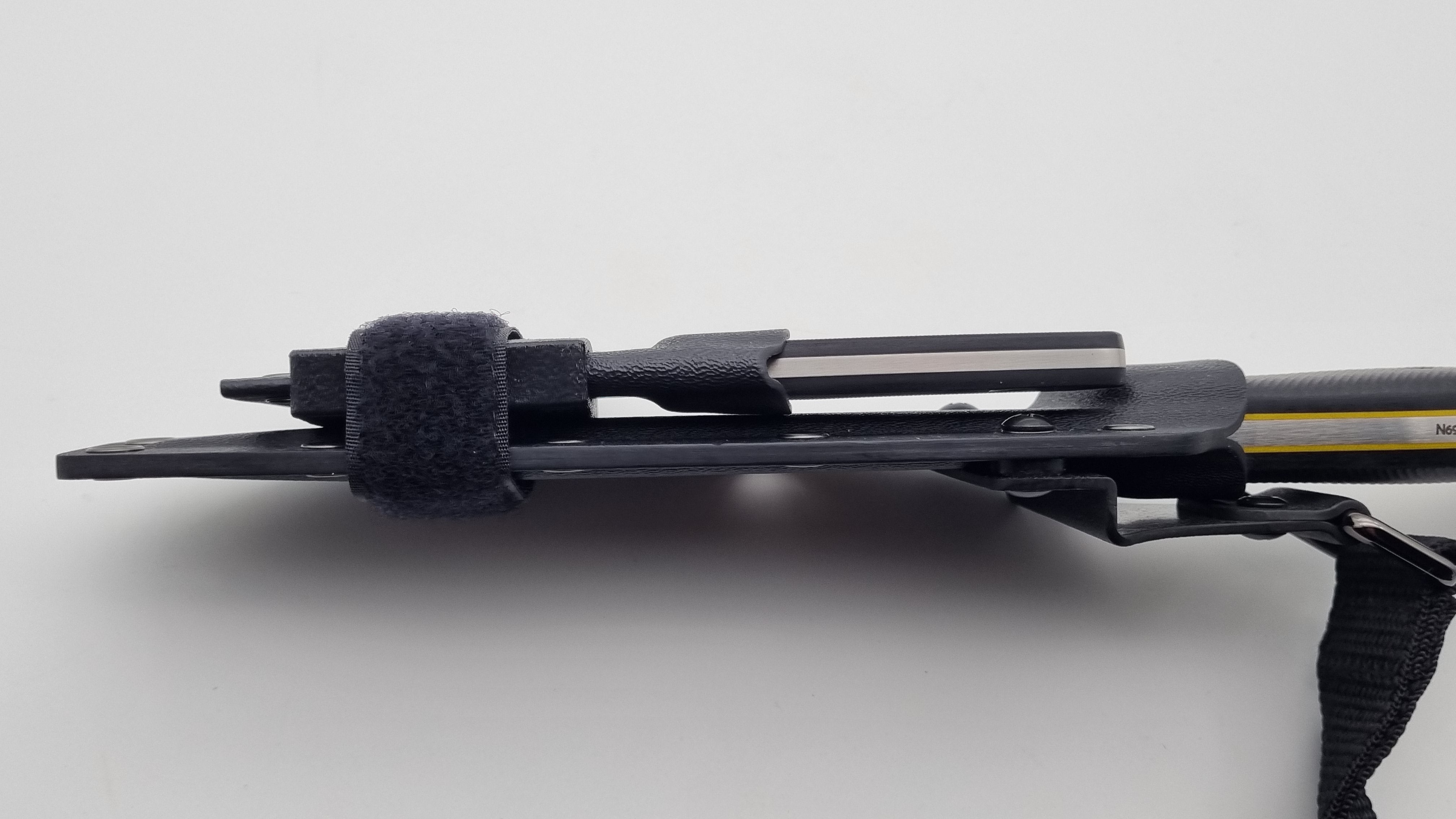 Universal Tandem Adapter "gesteckt" Made in Germany mit Klettstreifen für Paar Trageweise