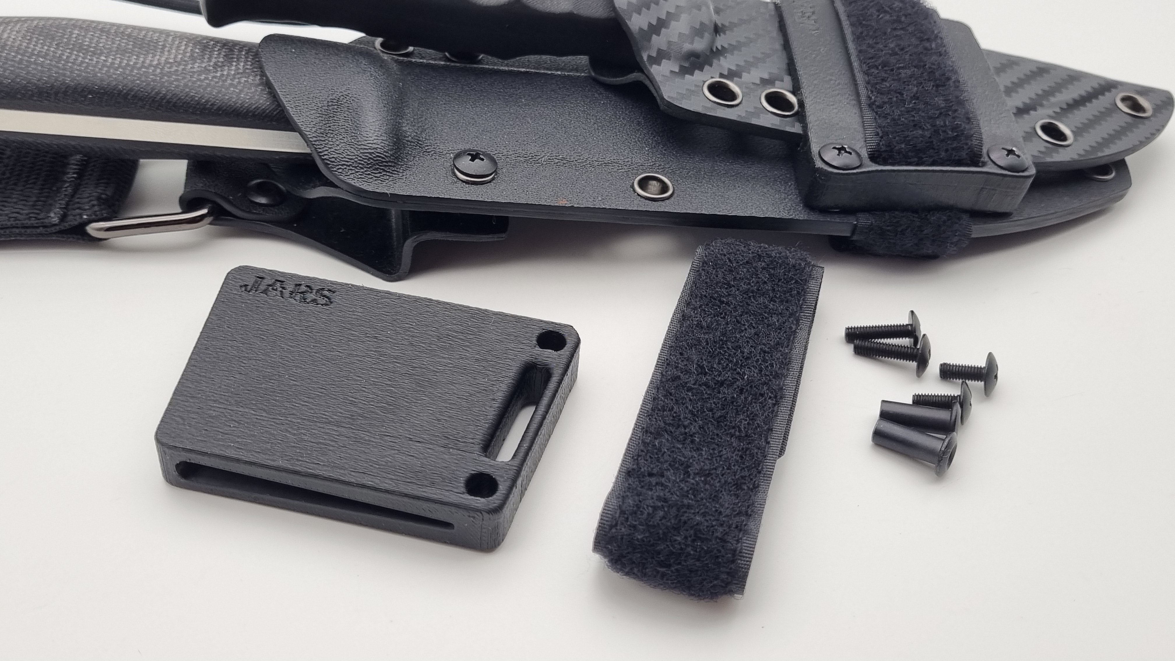 Universal Tandem Adapter "gesteckt" Made in Germany mit Klettstreifen für Paar Trageweise