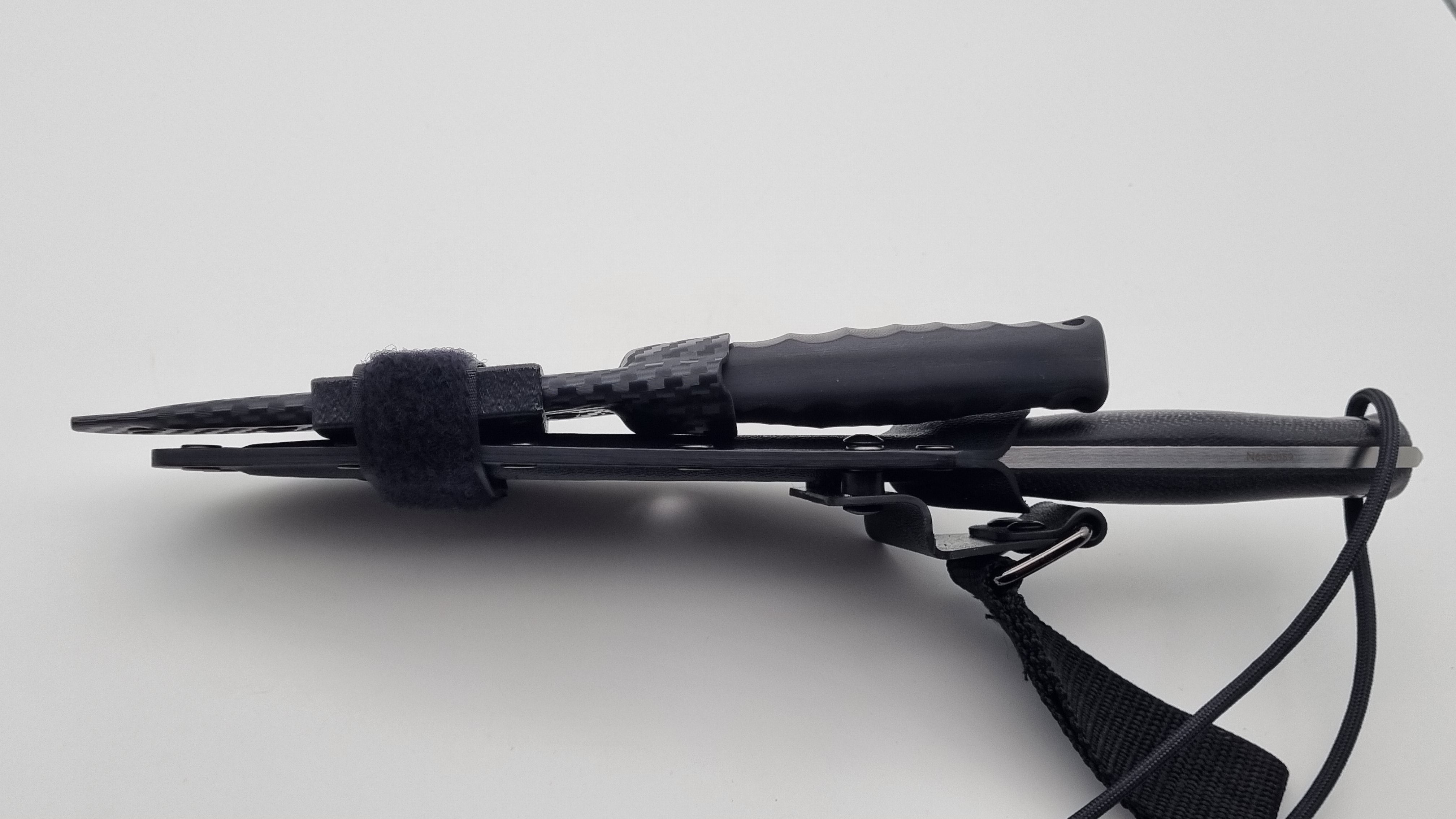 Universal Tandem Adapter "gesteckt" Made in Germany mit Klettstreifen für Paar Trageweise