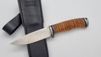Luchs JARS Messer Birkenrinde / Titan Griff Jagd Outdoor Messer    "Black"