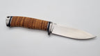 Luchs JARS Messer Birkenrinde / Titan Griff Jagd Outdoor Messer    "Black"