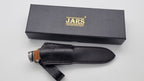 Luchs JARS Messer Birkenrinde / Titan Griff Jagd Outdoor Messer    "Black"