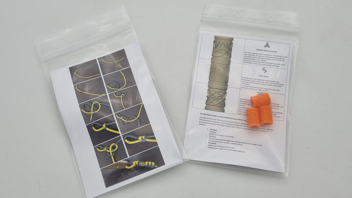 JARS Talisman Beads 3D Druck Made in Germany Triquetra Jera Wyrd-Web