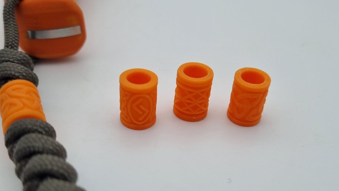 JARS Talisman Beads 3D Druck Made in Germany Triquetra Jera Wyrd-Web