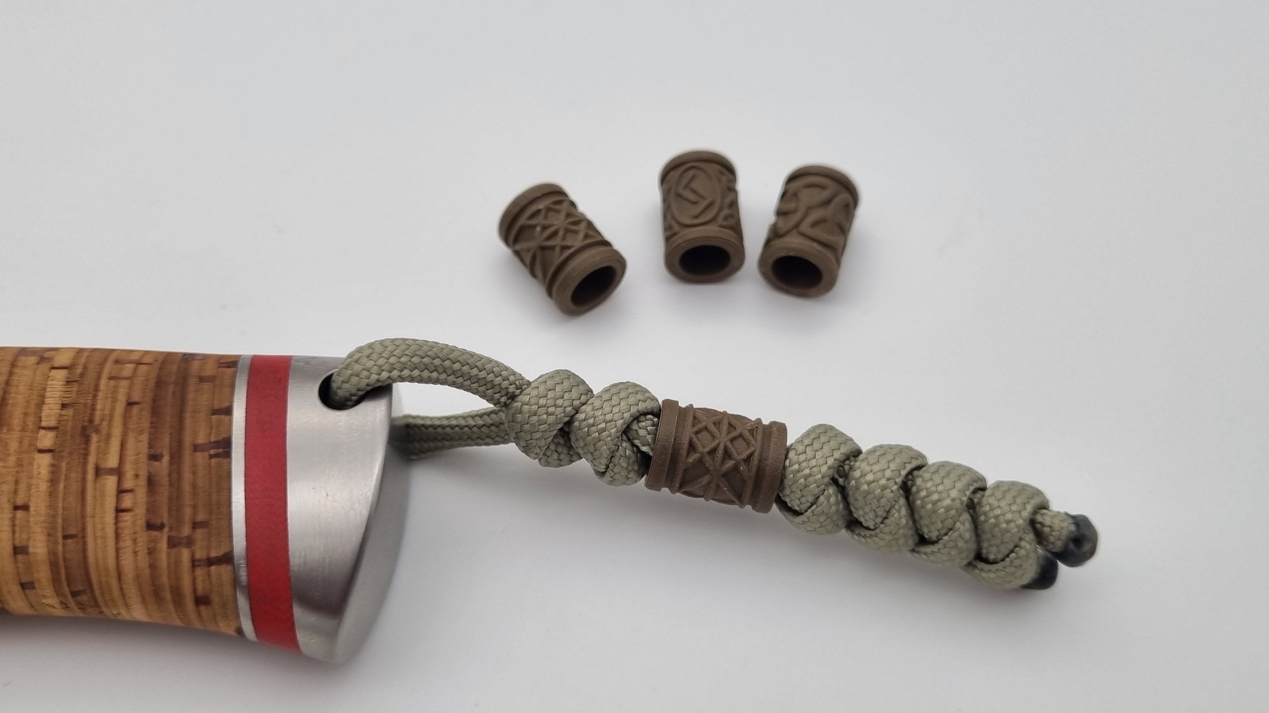 JARS Talisman Beads 3D Druck Made in Germany Triquetra Jera Wyrd-Web