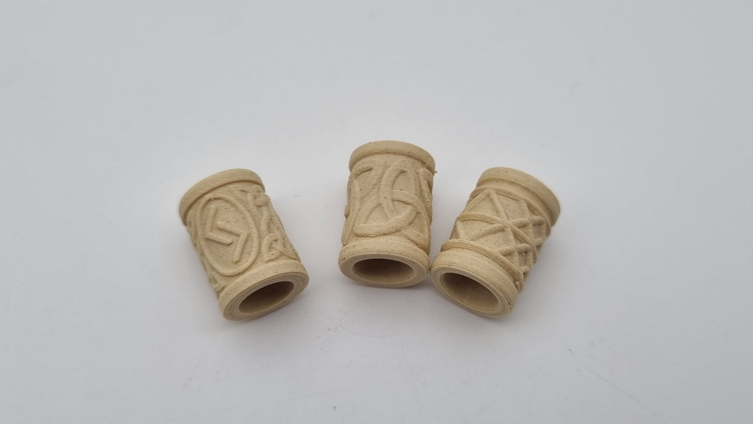 JARS Talisman Beads 3D Druck Made in Germany Triquetra Jera Wyrd-Web