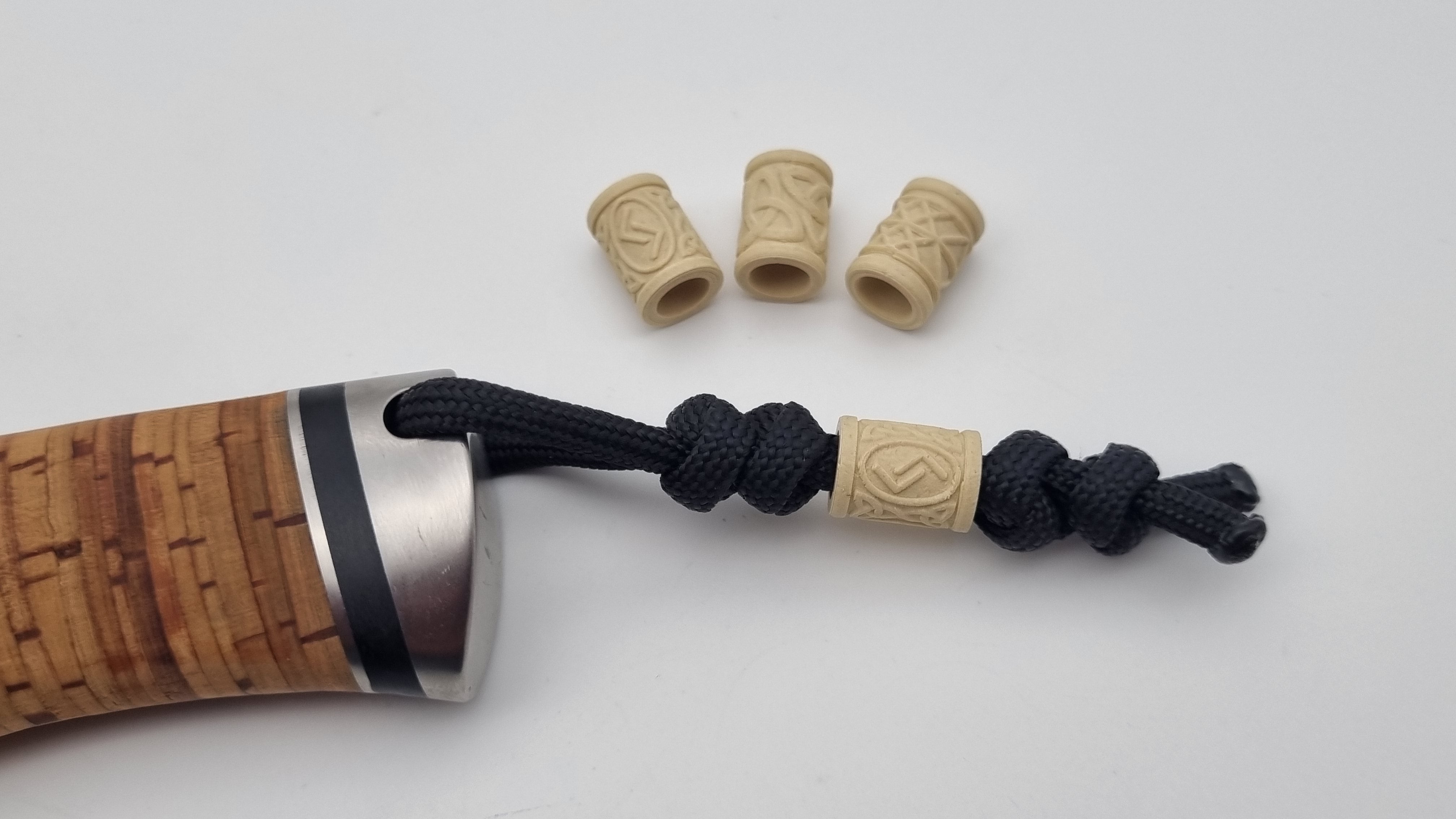 JARS Talisman Beads 3D Druck Made in Germany Triquetra Jera Wyrd-Web