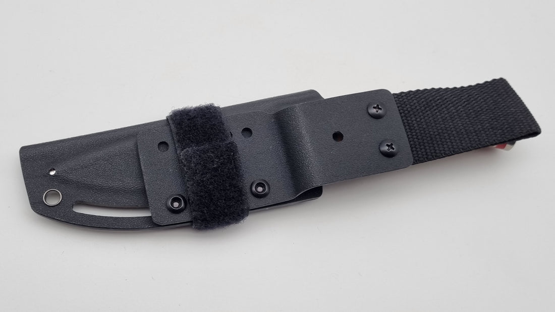 Kydex Messerscheide für Luchs Birkenrinde/Titan inkl. Teklok und 2 Klettstreifen